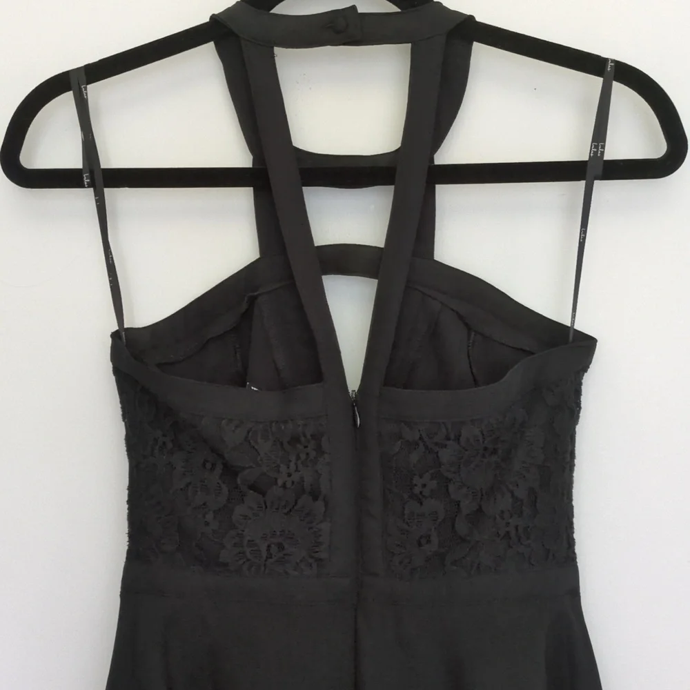 Lulu's Black Cocktail Dress XS - Picture 3 of 4